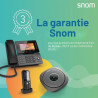 Snom m85 dect industrial partie mobile (2 « 176 x 220 px tft, clé d'alarme, sortie écouteur 3,5 mm, vibreur, boutons éclairés, i