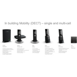 Snom m85 dect industrial partie mobile (2 « 176 x 220 px tft, clé d'alarme, sortie écouteur 3,5 mm, vibreur, boutons éclairés, i