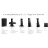Snom m85 dect industrial partie mobile (2 « 176 x 220 px tft, clé d'alarme, sortie écouteur 3,5 mm, vibreur, boutons éclairés, i