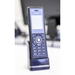 Snom m85 dect industrial partie mobile (2 « 176 x 220 px tft, clé d'alarme, sortie écouteur 3,5 mm, vibreur, boutons éclairés, i