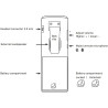 Snom m85 dect industrial partie mobile (2 « 176 x 220 px tft, clé d'alarme, sortie écouteur 3,5 mm, vibreur, boutons éclairés, i