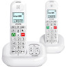 ALCATEL XL685 Voice Duo - Téléphone Fixe Sans Fil DECT Senior Format XL Avec Répondeur - Écran Haute Lisibilité - Grandes Touche