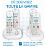 ALCATEL XL685 Voice - Téléphone Fixe sans Fil DECT Senior Format XL avec Répondeur - Écran Haute lisibilité - Grandes Touches - 