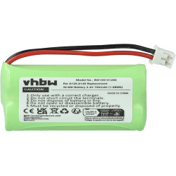vhbw 3X Batterie Compatible avec Siemens Gigaset A12, A14, A24, A26, A145, A260, AS140, AL4H, Q063, Universum CL15, SL15 télépho