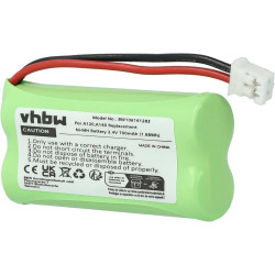 vhbw 3X Batterie Compatible avec Siemens Gigaset A12, A14, A24, A26, A145, A260, AS140, AL4H, Q063, Universum CL15, SL15 télépho