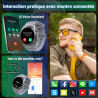 Soudorv militaire montre connectée homme, 1.39" hd smartwatch avec appels bleutooth, montre avec fréquence cardiaque/sommeil, et
