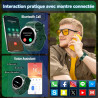 Soudorv militaire montre connectée homme, 1.39" hd smartwatch avec appels bleutooth, montre avec fréquence cardiaque/sommeil, et