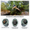 Garmin Instinct 3, AMOLED - Montre GPS Robuste et connectée – Neo Tropic avec bracelet twilight - Boîtier 50 mm | Lunette renfor