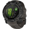 Garmin Instinct 3, AMOLED - Montre GPS Robuste et connectée – Noire avec bracelet gris charbon - Boîtier 50 mm