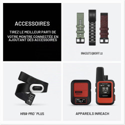 Garmin Instinct 3, AMOLED Tactical - Montre GPS connectée Robuste et Tactique – Noire avec Bracelet Noir – Boîtier 50 mm