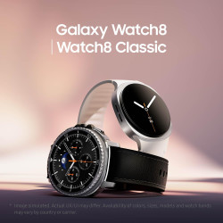Samsung L500 Galaxy Watch8 Classic, 46mm, Blanc