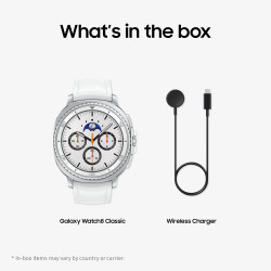 Samsung L500 Galaxy Watch8 Classic, 46mm, Blanc