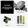 Garmin fēnix® e - montre gps multisports amoled – acier gris avec bracelet noir