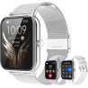 Smartwatch Pour Femme Homme avec Appel/Notifications Whatsapp, 1,85" Montre Automatique Numérique Podomètre, 120 Modes Sport And