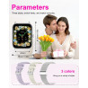 Smartwatch Pour Femme Homme avec Appel/Notifications Whatsapp, 1,85" Montre Automatique Numérique Podomètre, 120 Modes Sport And