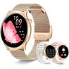 Montre connectée pour femme avec fonction téléphone, écran AMOLED Always-On 1,43"