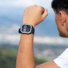 LOTUS Montre Connectée Homme - Montre Connectée Caoutchouc Noir | Étanche 5 ATM, GPS, Vocal IA, Contrôle Musique, Podomètre et C