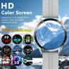 Montre Connectée pour Homme, écran HD 1,39", Plus de 120 Sports | Bracelet Connecté Avec Fréquence Cardiaque, Suivi Du Sommeil E