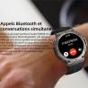 Meiion mivrass gps sports smartwatch homme femme 1.43" écran tacile - appel bleutooth, cardiofréquence, analyse sommeil, 170+ mo