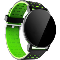 Montre intelligente intelligente pour homme et femme - Bracelet de sport - Vert - Taille unique
