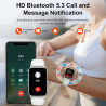 Motast montre connectée femme, smartwatch avec appel bluetooth, 110+ modes sportifs montre connectee tendance, blanc