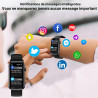 Motast 2026 montre connectée homme femme, smartwatch avec appel bleutooth, 1,57" hd,123+ sportifs, sommeil cardiofréquencemètre,