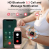 Motast montre connectée femme avec appel bleutooth,2026 smartwatch avec etanche ip68, montre connectee avec 112+ sportifs, somme
