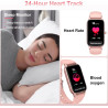 Motast montre connectée femme avec appel bleutooth,2026 smartwatch avec etanche ip68, montre connectee avec 112+ sportifs, somme