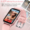 Motast montre connectée femme avec appel bleutooth,2026 smartwatch avec etanche ip68, montre connectee avec 112+ sportifs, somme