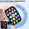 Montre connectée pour femme, 1.96"hd 2026 smartwatch avec appel bleutooth,112+ modes sportifs montre connectee, podometre/sommei
