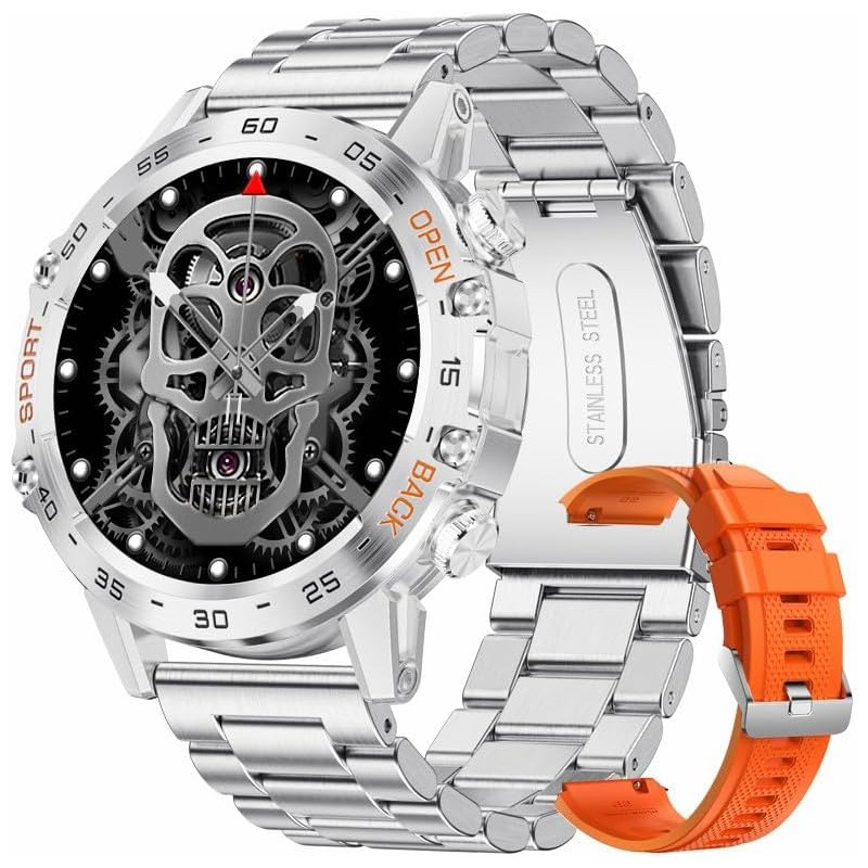 Onyxus Fitforce k52 Montre connecté - SHOPIBEST(Acier Argenté)