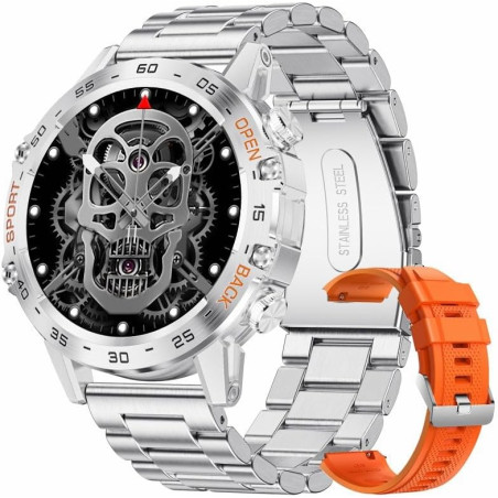 Onyxus Fitforce k52 Montre connecté - SHOPIBEST(Acier Argenté)