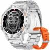 Onyxus Fitforce k52 Montre connecté - SHOPIBEST(Acier Argenté)
