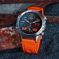 Onyxus Fitforce k52 Montre connecté - SHOPIBEST(Acier Argenté)