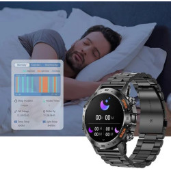 Onyxus Fitforce k52 Montre connecté - SHOPIBEST(Acier Argenté)