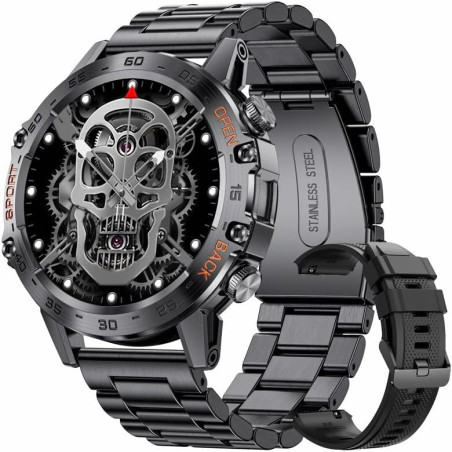 Onyxus Fitforce k52 Montre connecté - SHOPIBEST(Acier Noir)