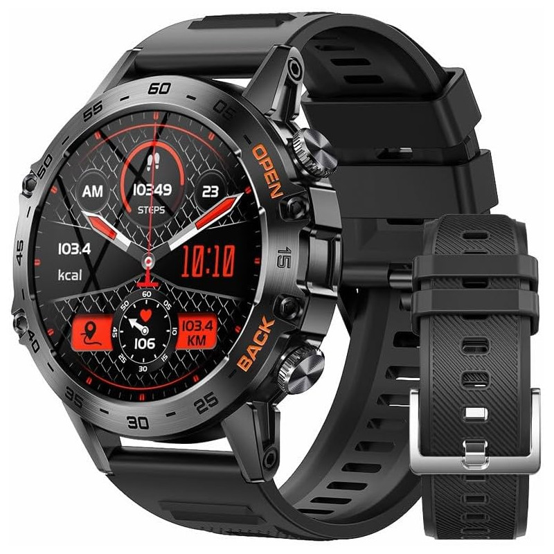 Onyxus Fitforce k52 Montre connecté - SHOPIBEST(Noir)