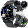 Montre connectée homme gps, 1.43"amoled hd smartwatch appel bleutooth, montre sport fréquence cardiaque sommeil spo2 podometre, 