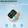 Montre connectée pour femme, 1.96"hd 2026 smartwatch avec appel bleutooth,112+ modes sportifs montre connectee, podometre/sommei