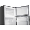 Gedtech refrigerateur congelateur haut - ge217dpsl argent - capacité 217l - classe e