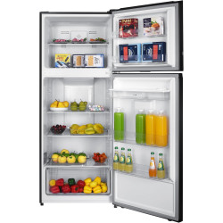 GEDTECH Réfrigérateur combiné congélateur haut 415L GDP415NFDX - Distributeur d'eau - No Frost - Dark inox