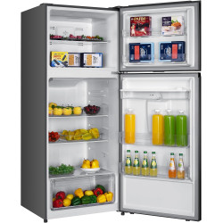 GEDTECH Réfrigérateur combiné congélateur haut 415L GDP415NFIX - Distributeur d'eau - No Frost - Inox
