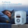YASHE Mini Frigo de Chambre 4L/6 Canettes, Mini Réfrigérateur Voiture 220V CA/12V CC, Petit Frigo Thermoélectrique Chaud/Froid p