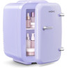 YASHE Mini Frigo de Chambre 4L/6 Canettes, Mini Réfrigérateur Voiture 220V CA/12V CC, Petit Frigo Thermoélectrique Chaud/Froid p