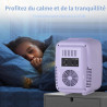 YASHE Mini Frigo de Chambre 4L/6 Canettes, Mini Réfrigérateur Voiture 220V CA/12V CC, Petit Frigo Thermoélectrique Chaud/Froid p