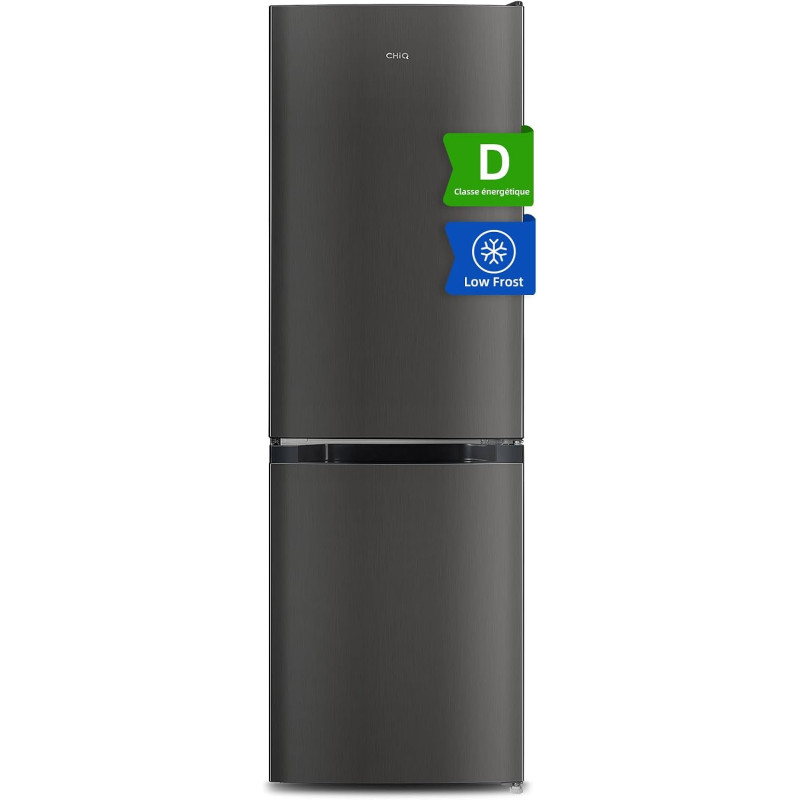 CHIQ CBM159LEBD Réfrigérateur congélateur bas157 litres (109 + 48) Low Frost, Faible bruit, Refroidissement rapide, Faible emcom