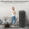 CHIQ CBM159LEBD Réfrigérateur congélateur bas157 litres (109 + 48) Low Frost, Faible bruit, Refroidissement rapide, Faible emcom