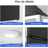 CHIQ CBM159LEBD Réfrigérateur congélateur bas157 litres (109 + 48) Low Frost, Faible bruit, Refroidissement rapide, Faible emcom