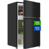 CHiQ Réfrigérateur congélateur en haut Réfrigérateur congélateur - 86 L (61/25L) - Portes réversibles, Congélateur 4 étoiles, Ma