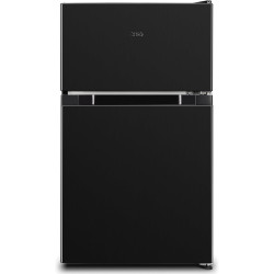 CHiQ Réfrigérateur congélateur en haut Réfrigérateur congélateur - 86 L (61/25L) - Portes réversibles, Congélateur 4 étoiles, Ma